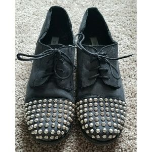 Steve Madden Shoes - Black with Silver Studs